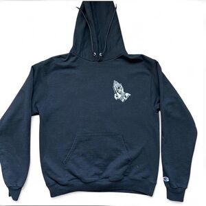 H.W.L.F Champion Black Hoodie